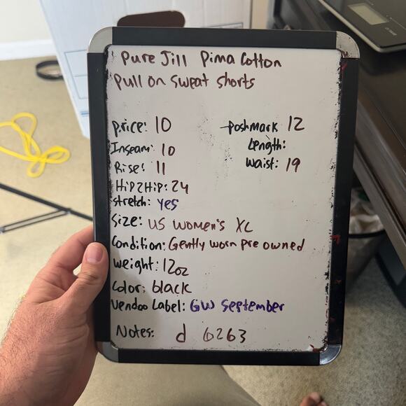 Pure Jill Pima Cotton Pull On Sweat Shorts US Women's XL - Picture 6 of 6